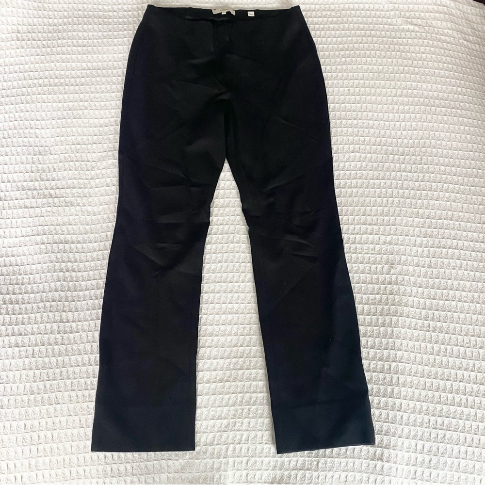 Vince Black Tailored Straight-Leg Pants